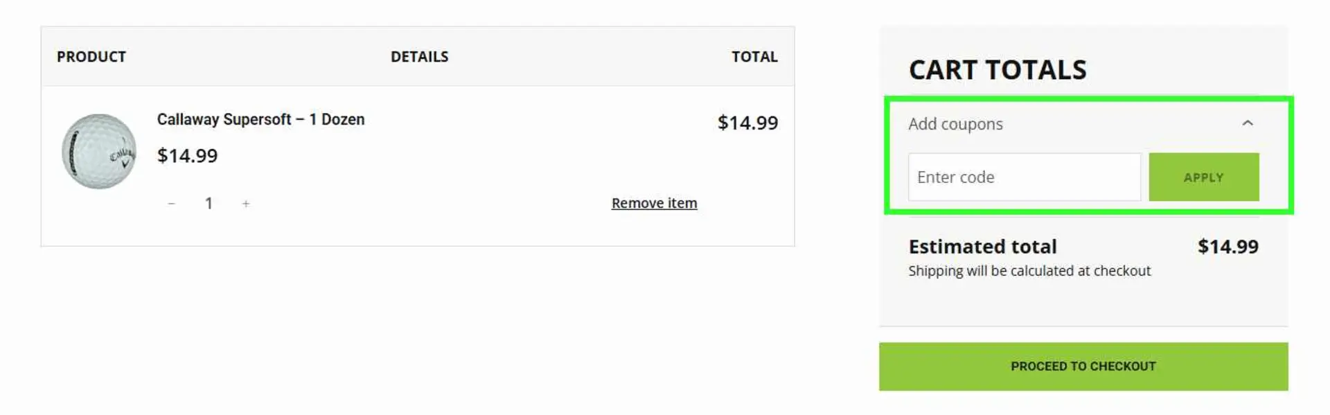 Shopping cart