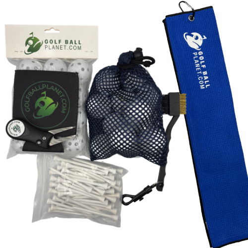 noodle golf balls in a bundle with other accessories