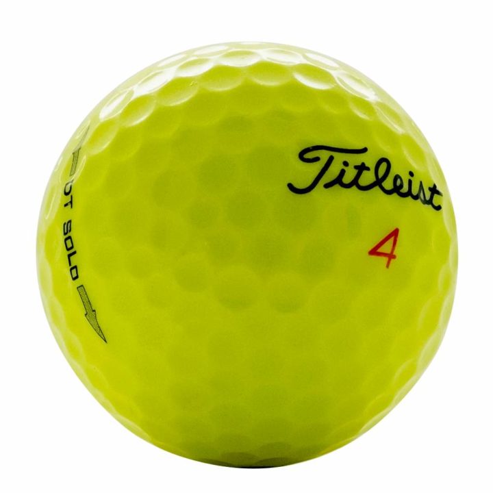 Titleist Yellow DT Solo Used Golf Balls | Wholesale Prices