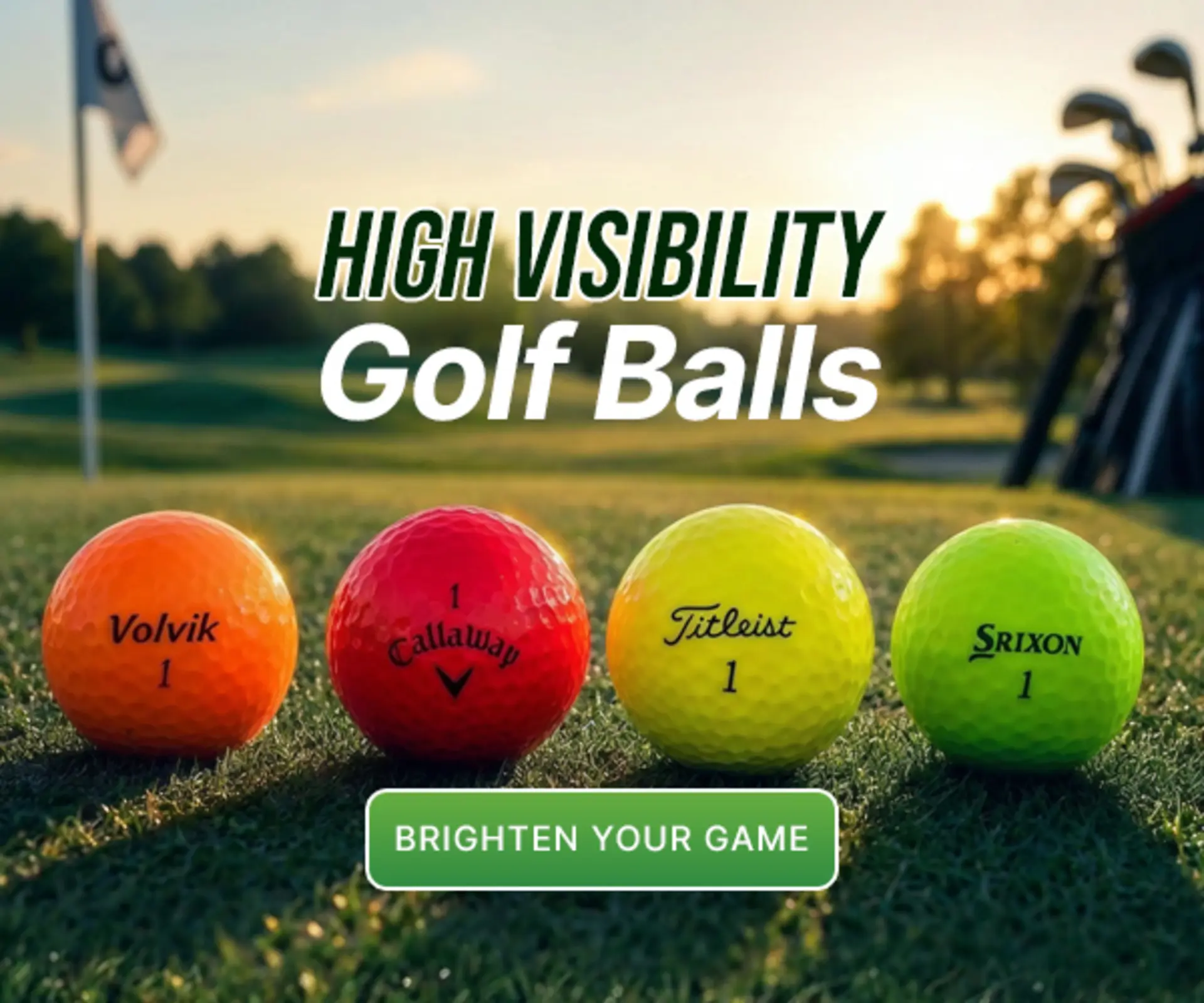 High Visibility Golf Balls