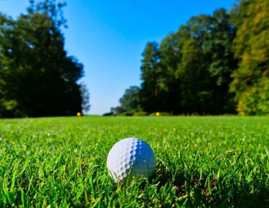 Golf balls in play